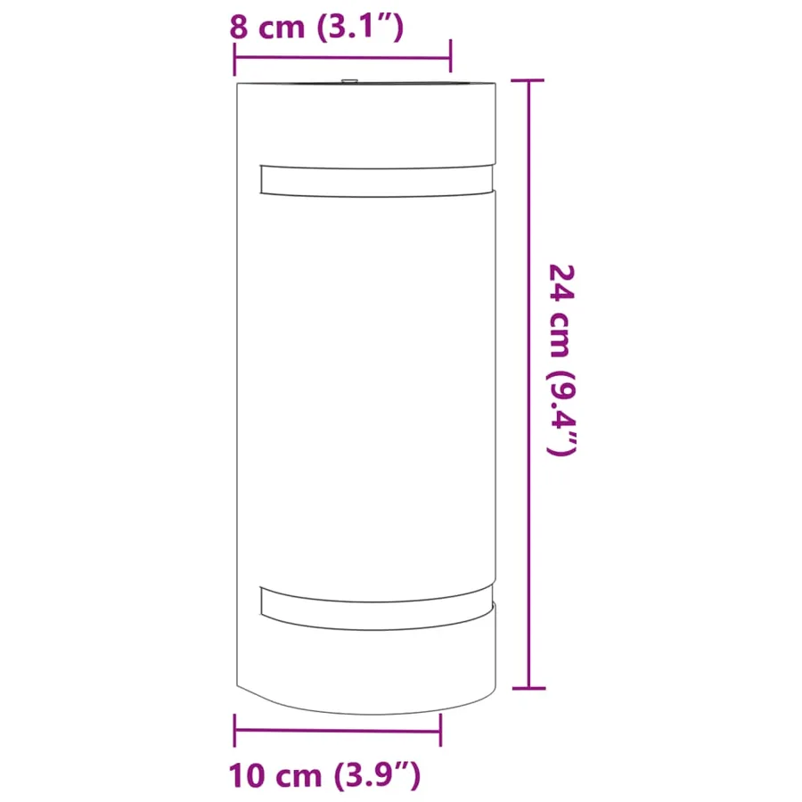 Applique murale d'extérieur aluminium moulé sous pression - 7
