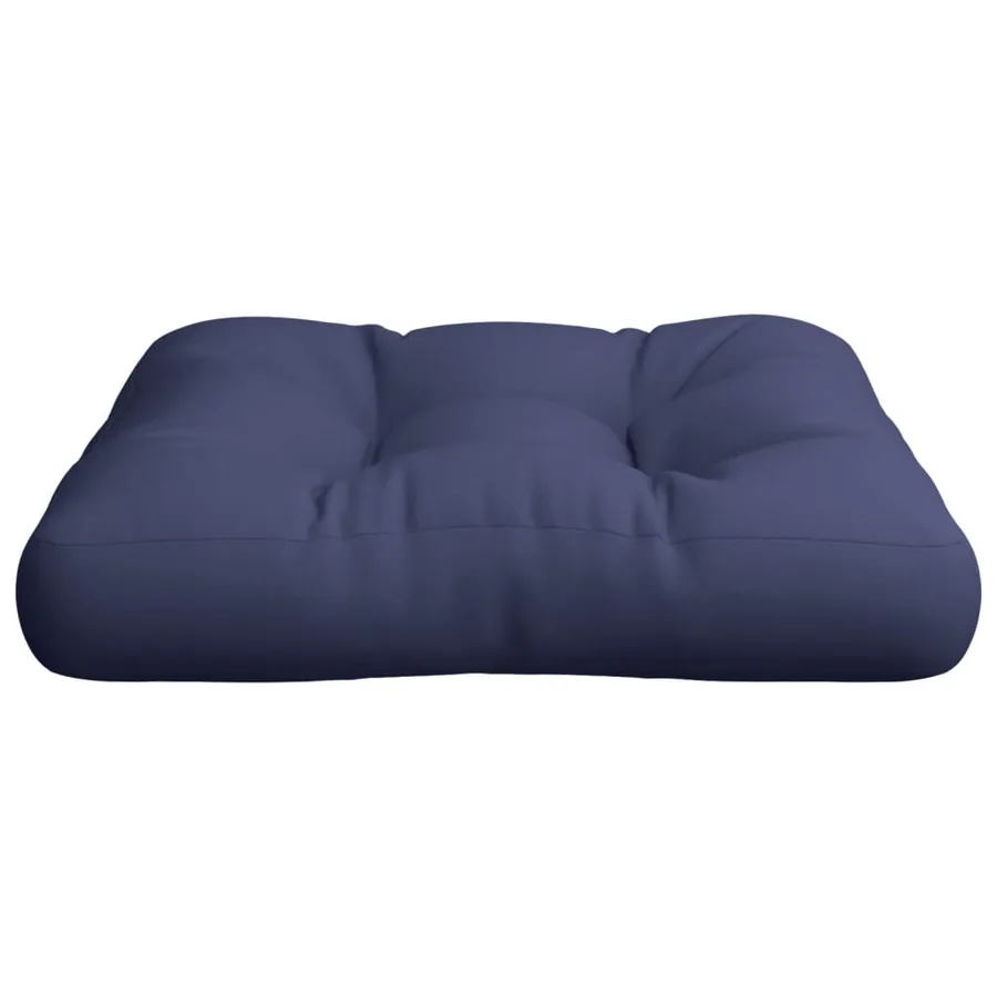 Coussin de palette bleu marine 58x58x10 cm tissu oxford - 5