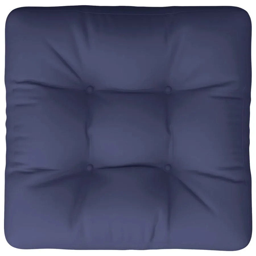 Coussin de palette bleu marine 58x58x10 cm tissu oxford - 6