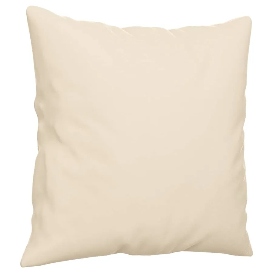 Ensemble de canapés 3 pcs avec coussins Beige Tissu microfibre - 6