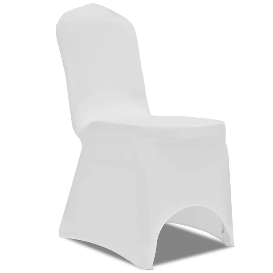 Housses élastiques de chaise Blanc 24 pcs - 2