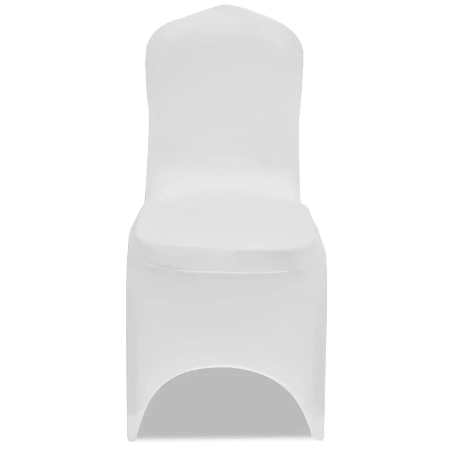 Housses élastiques de chaise Blanc 24 pcs - 3