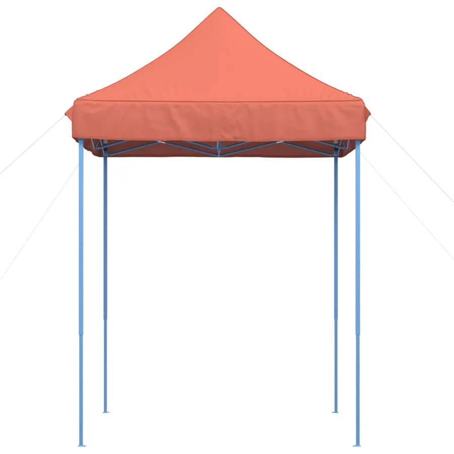 Tente réception pliable escamotable terre cuite 200x200x306 cm - 3