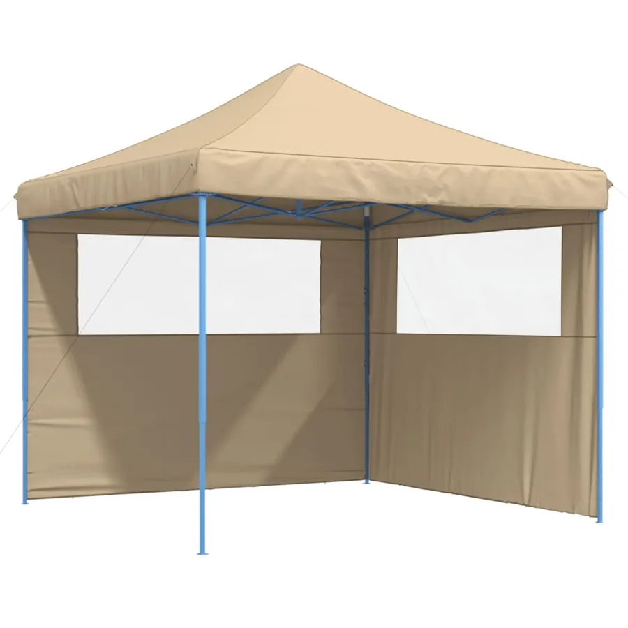 Tente de réception pliable escamotable avec 2 parois latérales - 2