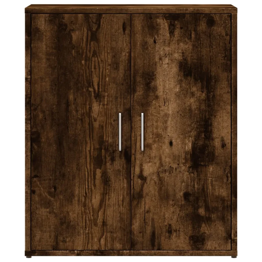 Buffets 2 pcs chêne fumé 60x31x70 cm bois d'ingénierie - 5