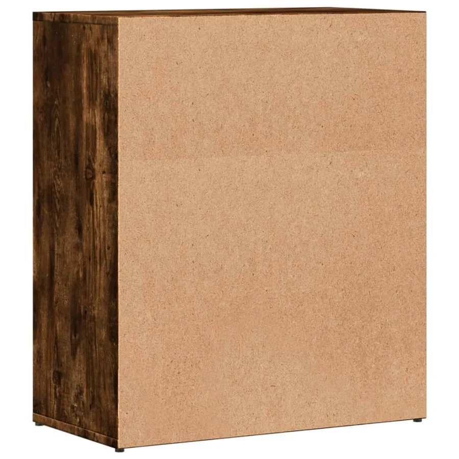 Buffets 2 pcs chêne fumé 60x31x70 cm bois d'ingénierie - 7