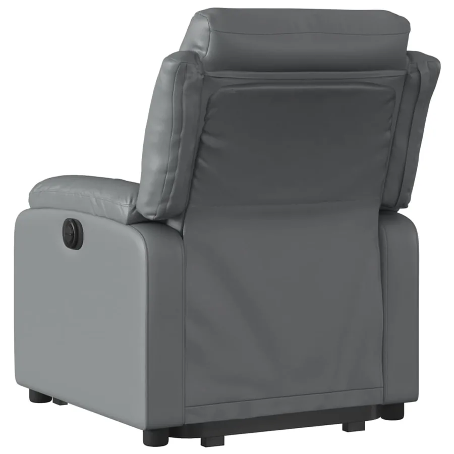 Fauteuil inclinable Gris Similicuir - 5