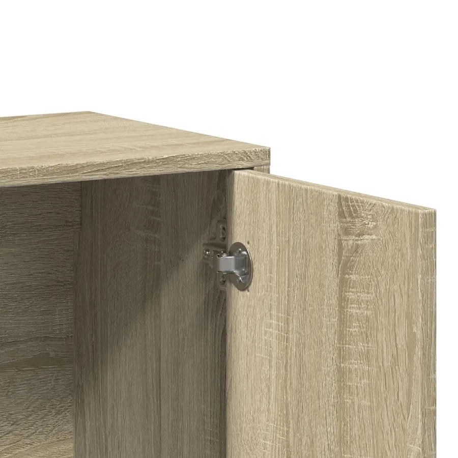 Buffet chêne sonoma 60x31x70 cm bois d'ingénierie - 8