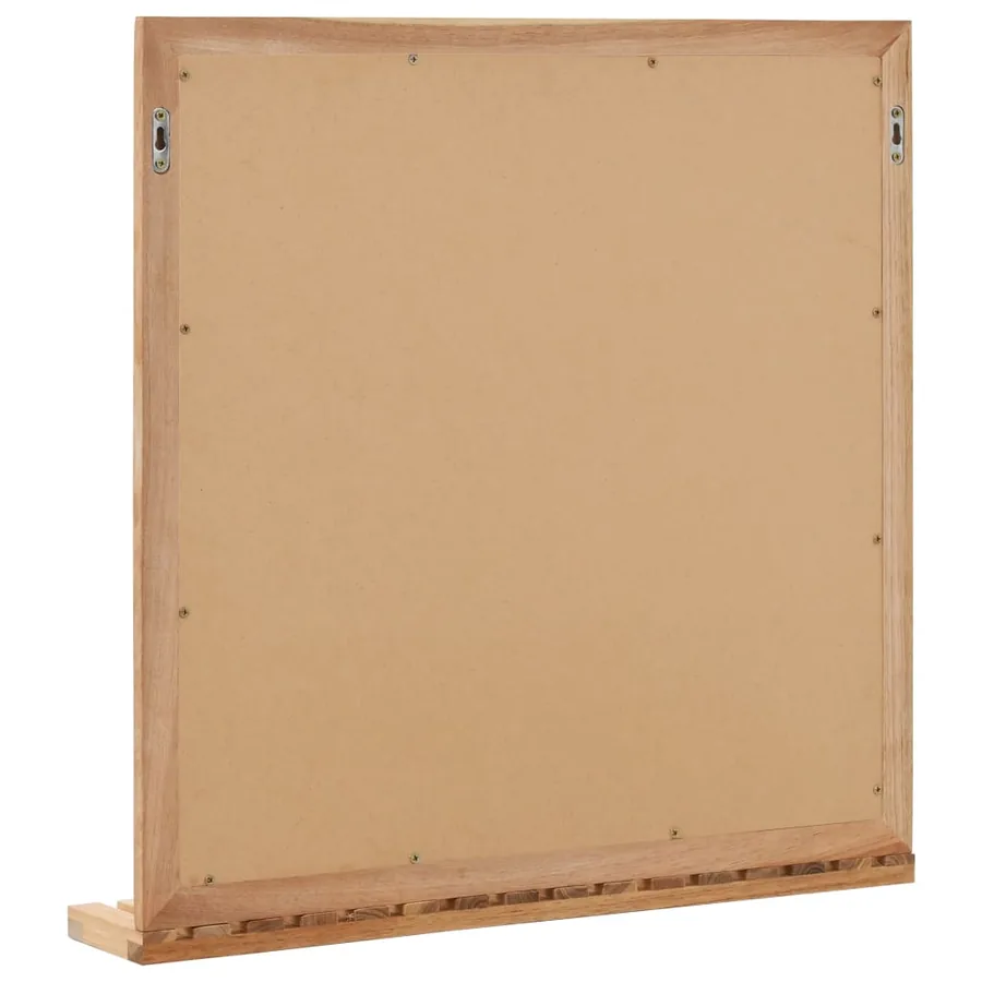 Miroir de salle de bain 60 x 12 x 62 cm Bois de noyer massif - 4