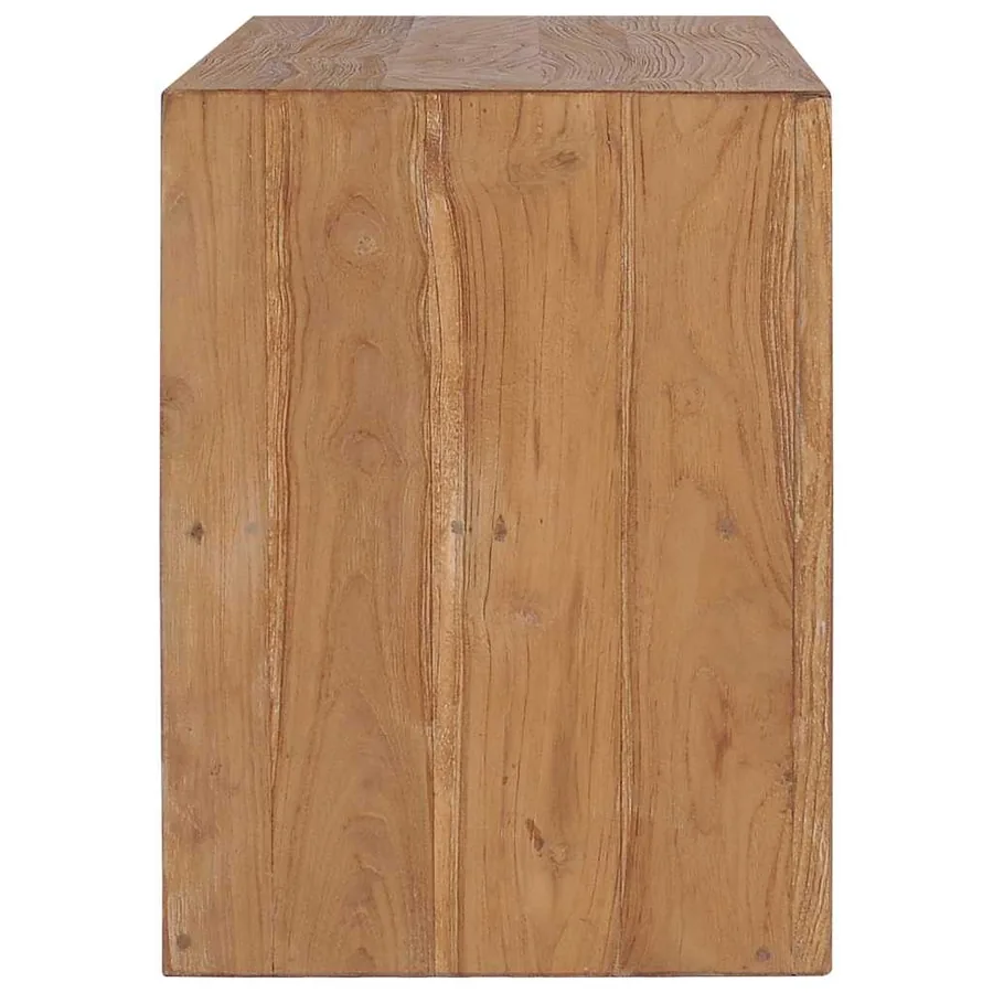 Meuble TV 90x30x40 cm bois de teck solide - 4