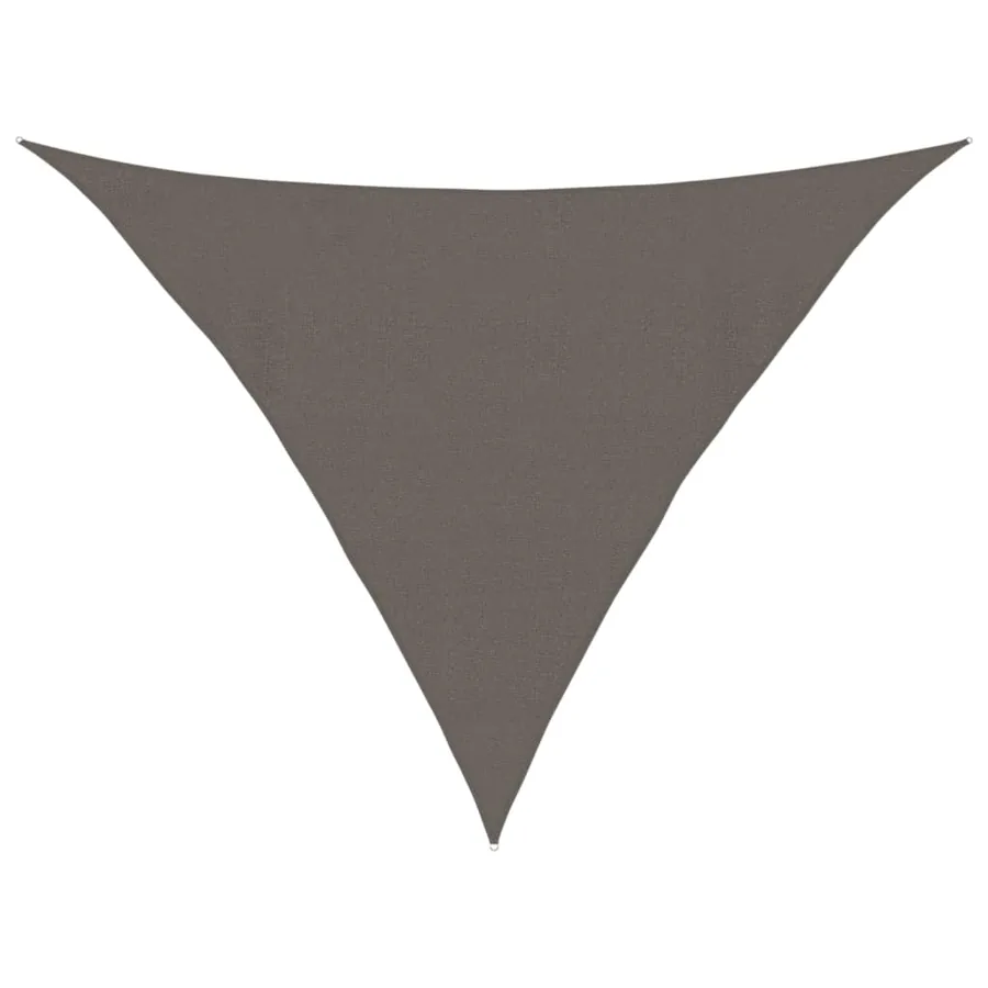 Voile d'ombrage 160 g/m² Anthracite 4x4x5,8 m PEHD - 2