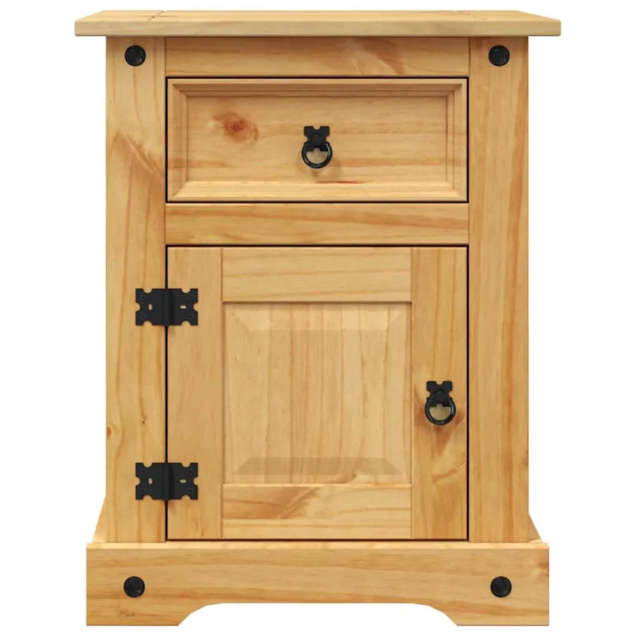 Table de chevet Gamme Corona pin mexicain 53x39x66 cm - 4