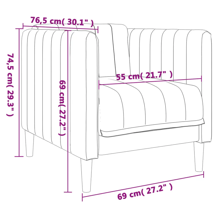 Ensemble de canapés 3 pcs vert foncé tissu - 11