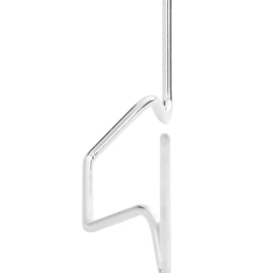 Clips pour serre 100 pcs type W acier galvanisé - 8