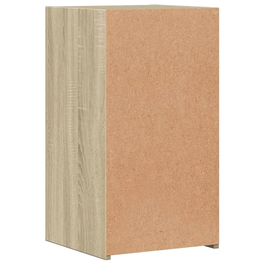 Tables de chevet 2 pcs chêne sonoma 35x34x65 cm bois ingénierie - 8
