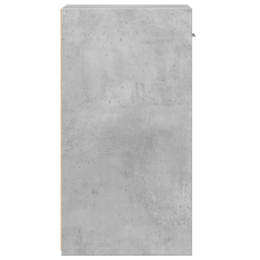 Tables de chevet 2 pcs gris béton 35x34x65 cm bois ingénierie - 7