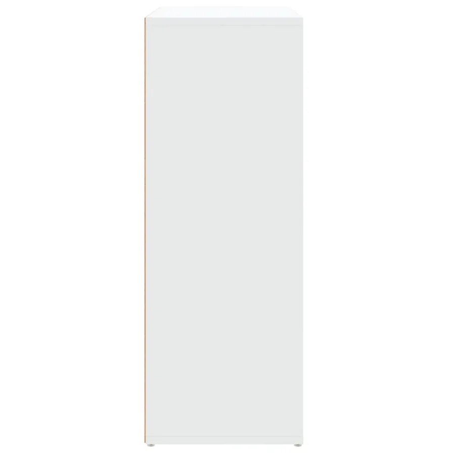 Buffet blanc 60x31x84 cm bois d'ingénierie - 6