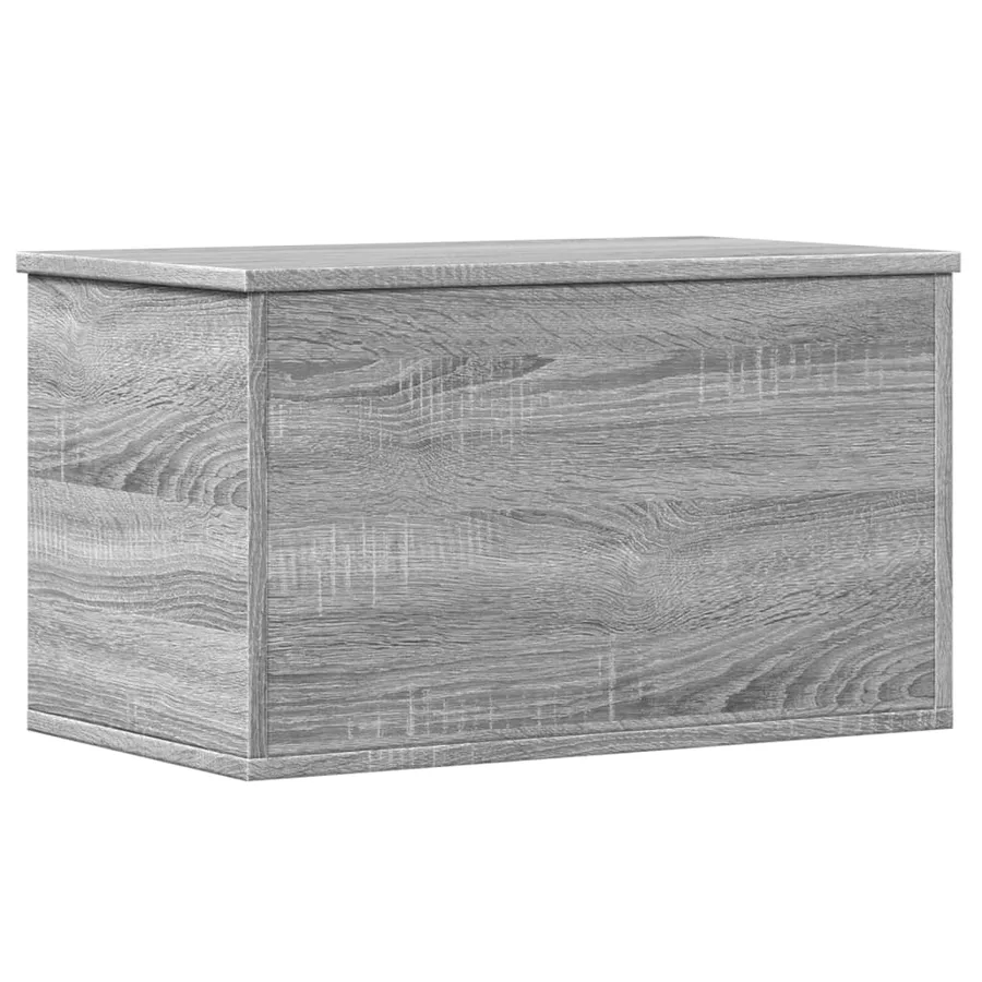 Boîte de rangement sonoma gris 60x35x35 cm bois d'ingénierie - 2