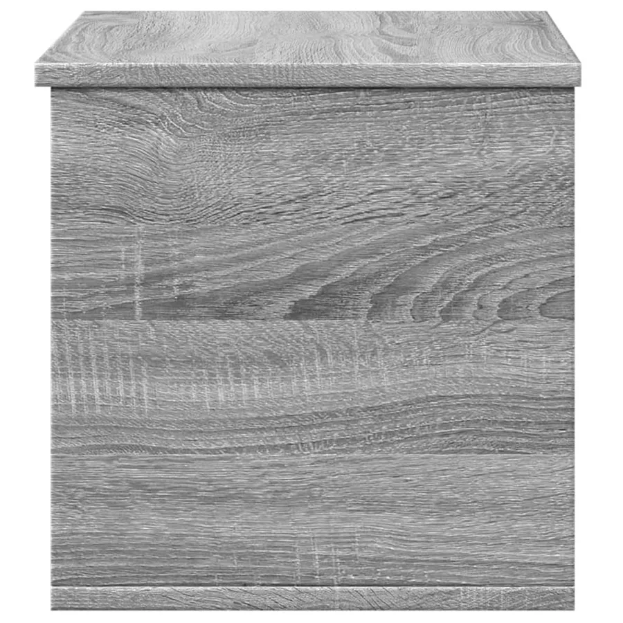 Boîte de rangement sonoma gris 60x35x35 cm bois d'ingénierie - 5