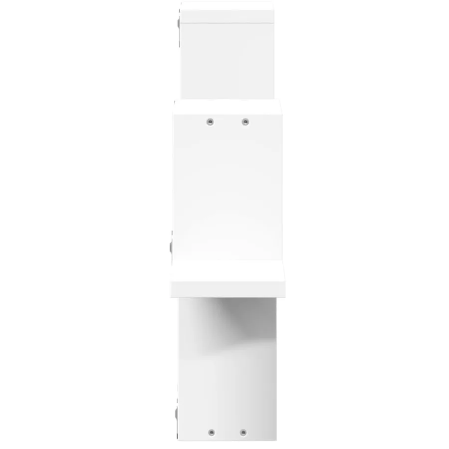 Étagère murale blanc 104,5x10x43 cm bois d'ingénierie - 6