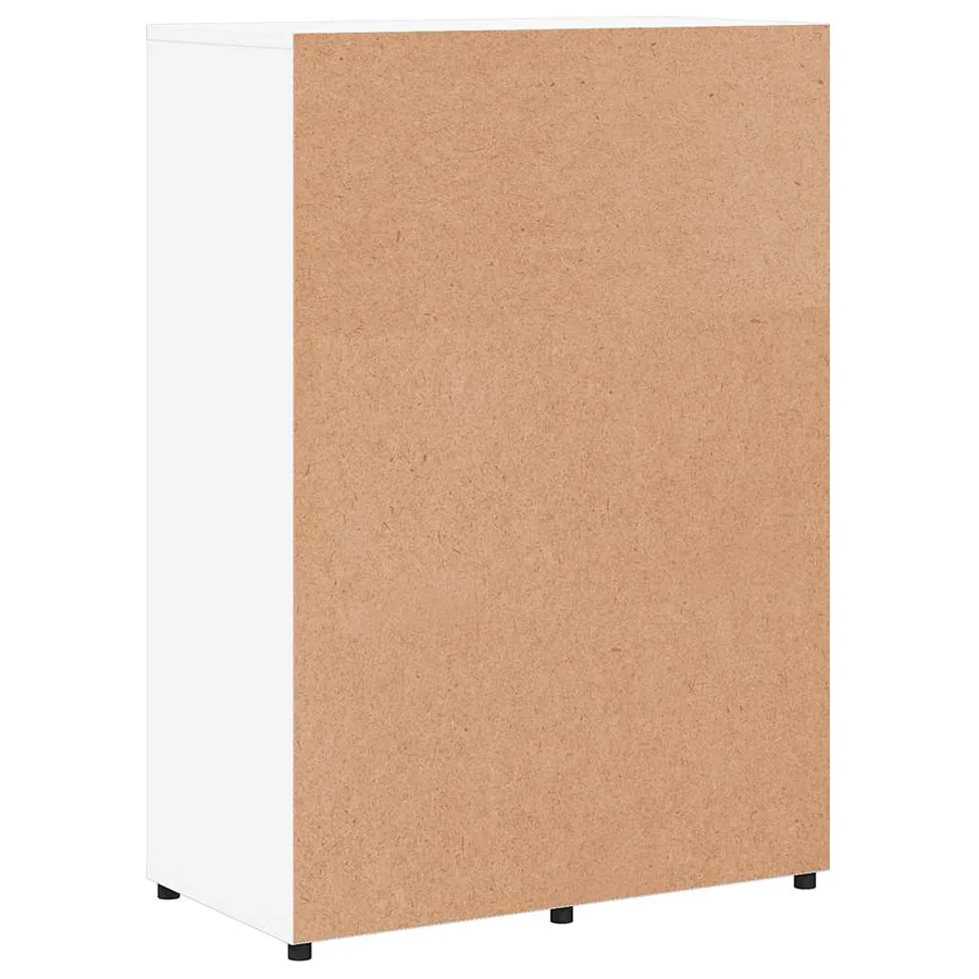 Buffets 2 pcs blanc 60x31x84 cm bois d'ingénierie - 8