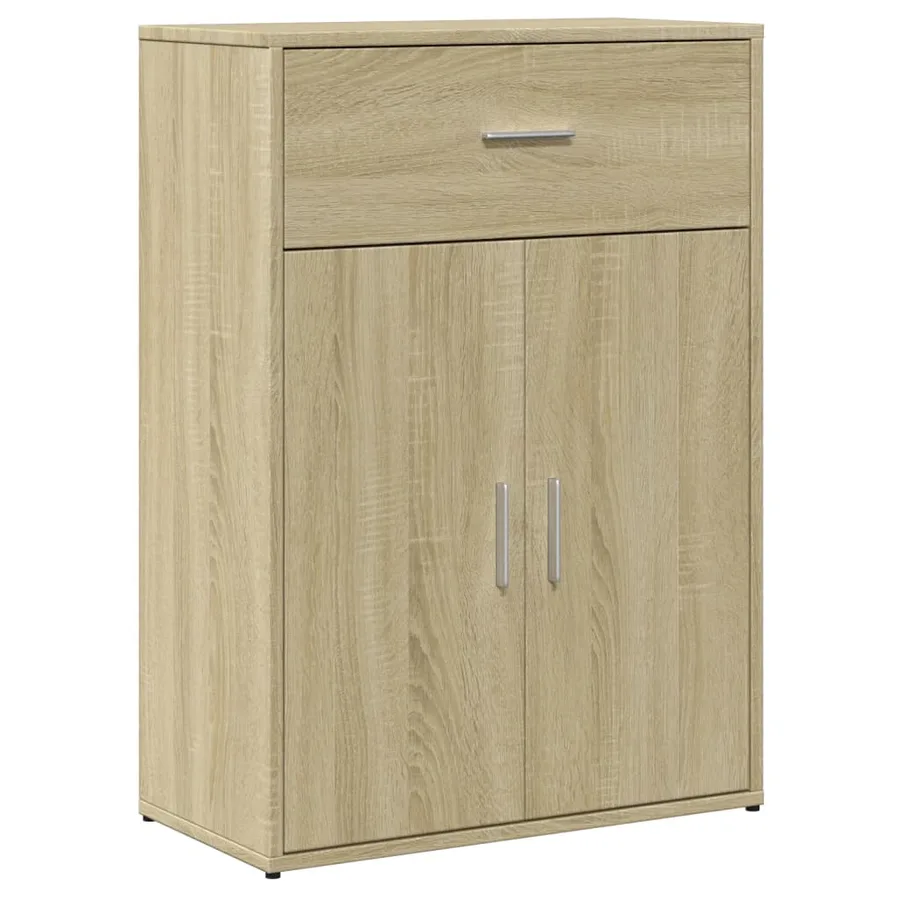 Buffets 2 pcs chêne sonoma 60x30x84 cm bois d'ingénierie - 4
