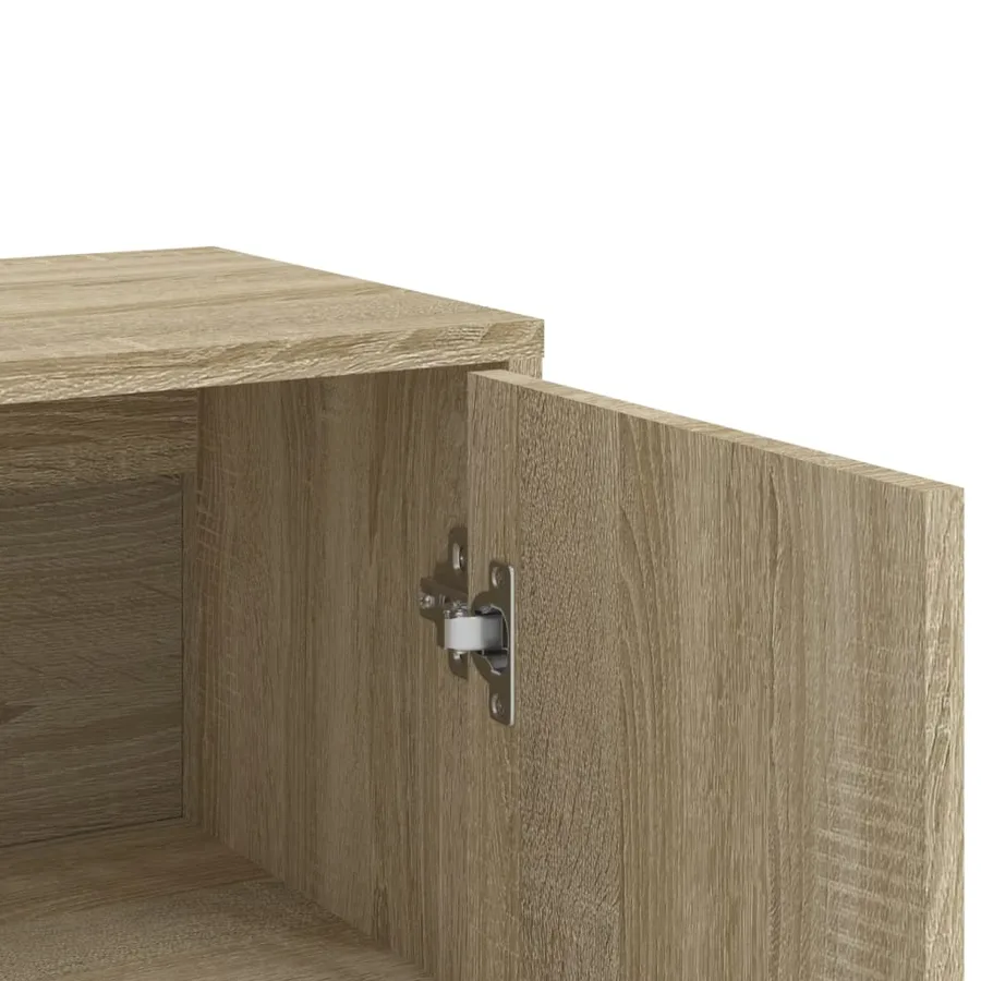 Buffets 3 pcs chêne sonoma 60x31x84 cm bois d'ingénierie - 7