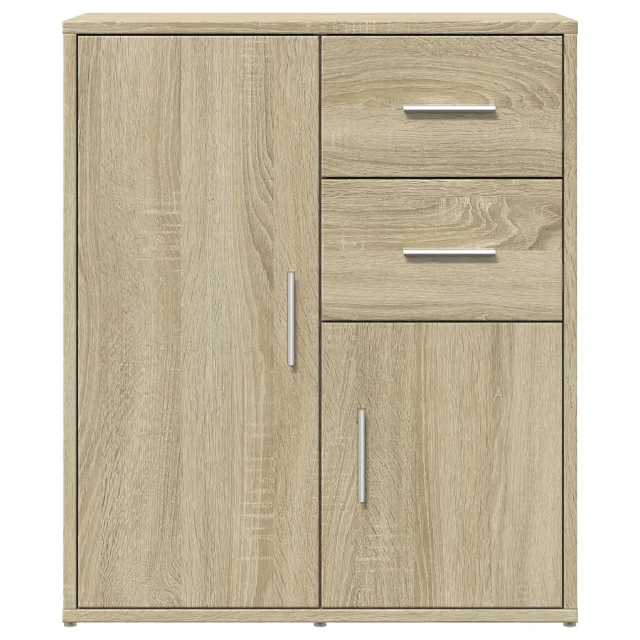 Buffets 2 pcs chêne sonoma 60x31x70 cm bois d'ingénierie - 5