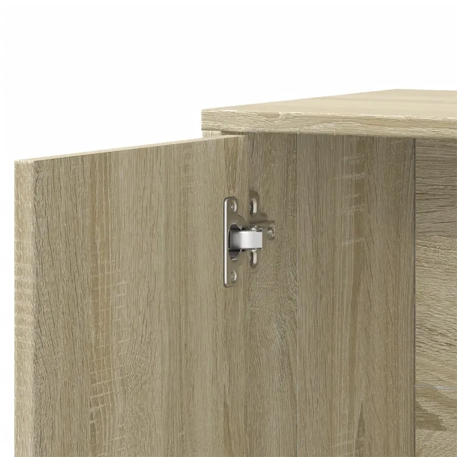 Buffets 2 pcs chêne sonoma 60x31x70 cm bois d'ingénierie - 9