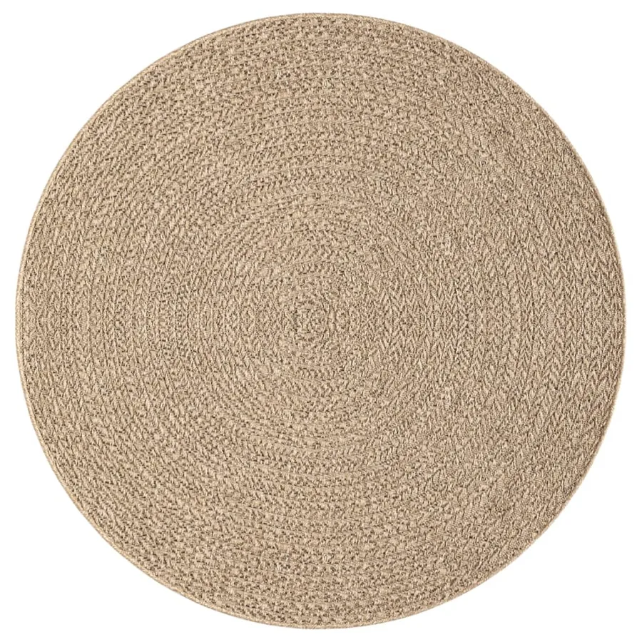 Tapis ZIZUR Ø 200 cm aspect de jute intérieur et extérieur - 3