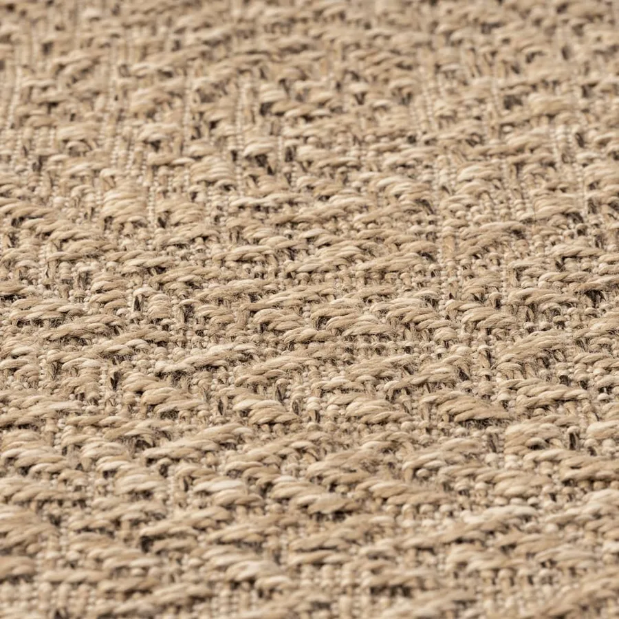 Tapis ZIZUR Ø 200 cm aspect de jute intérieur et extérieur - 6