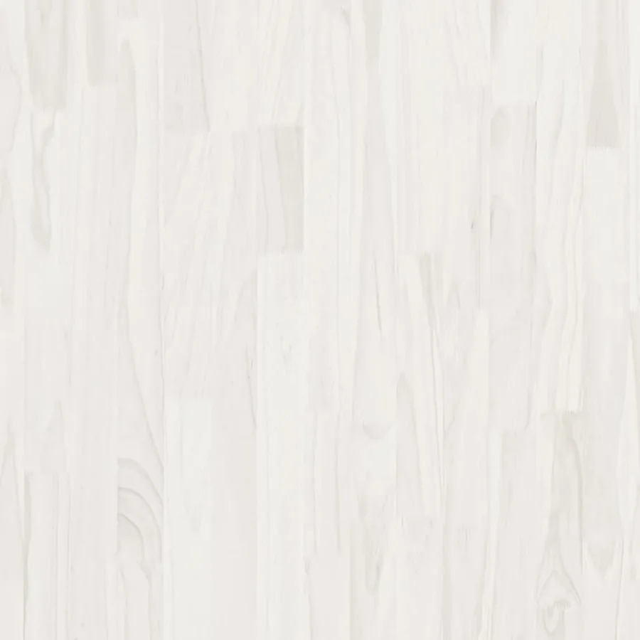 Bibliothèque à 3 niveaux Blanc 80x30x105 cm Bois de pin massif - 7
