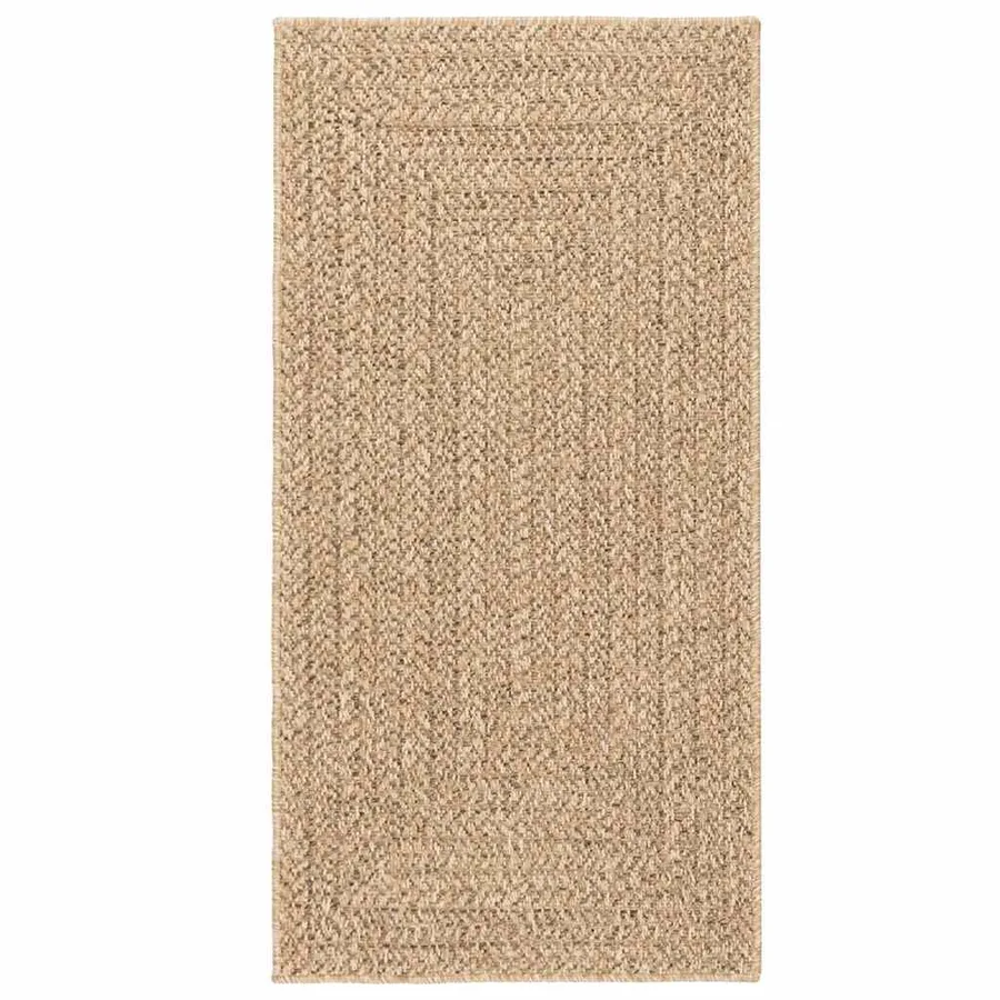 Tapis ZIZUR 100x200 cm aspect de jute intérieur et extérieur - 4