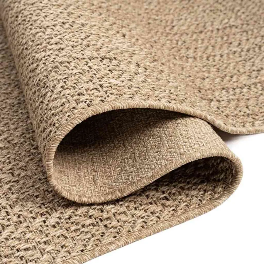 Tapis ZIZUR 80x200 cm aspect de jute intérieur et extérieur - 5