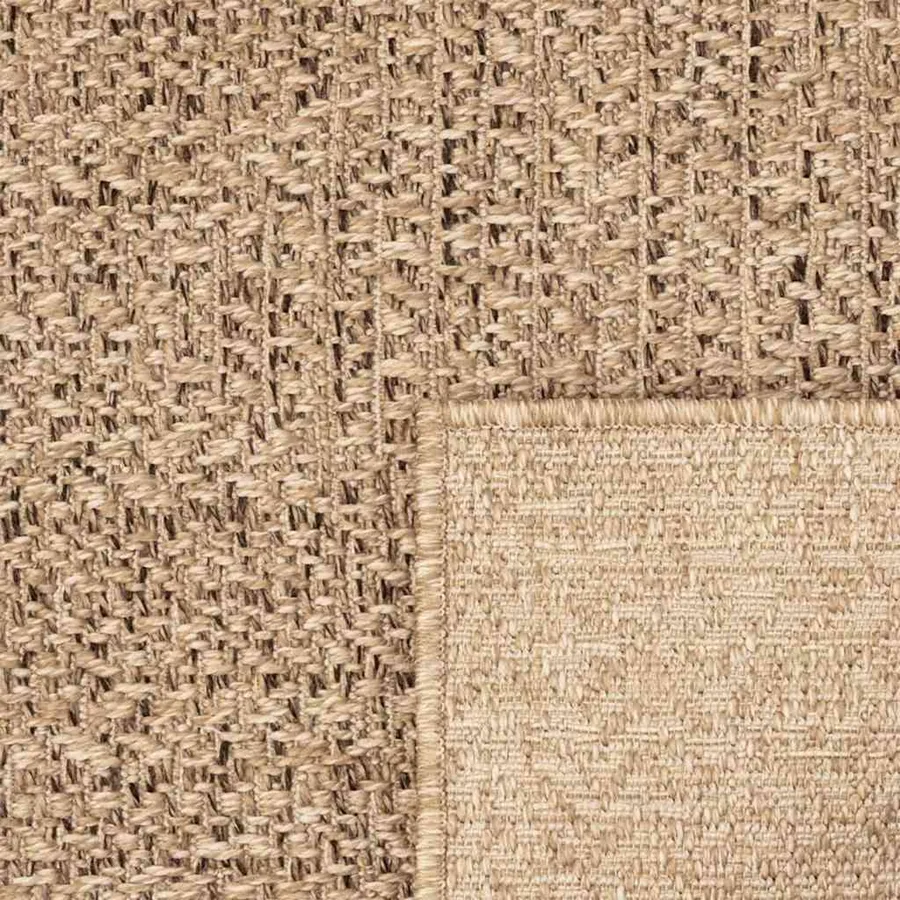 Tapis ZIZUR 80x200 cm aspect de jute intérieur et extérieur - 6