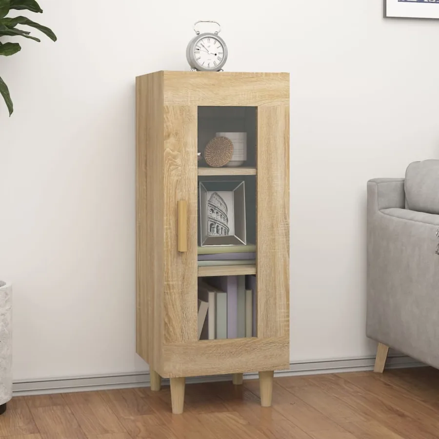 Buffet Chêne sonoma 34,5x34x90 cm Bois d'ingénierie