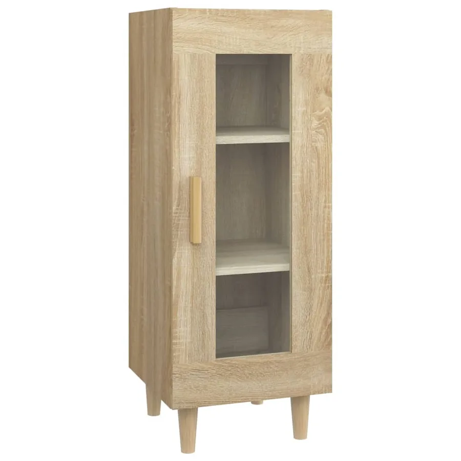 Buffet Chêne sonoma 34,5x34x90 cm Bois d'ingénierie - 2