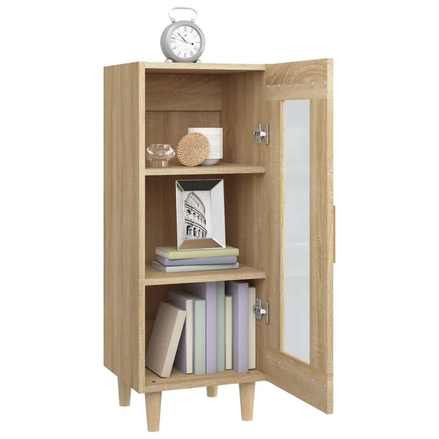 Buffet Chêne sonoma 34,5x34x90 cm Bois d'ingénierie - 5