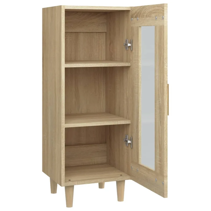 Buffet Chêne sonoma 34,5x34x90 cm Bois d'ingénierie - 8