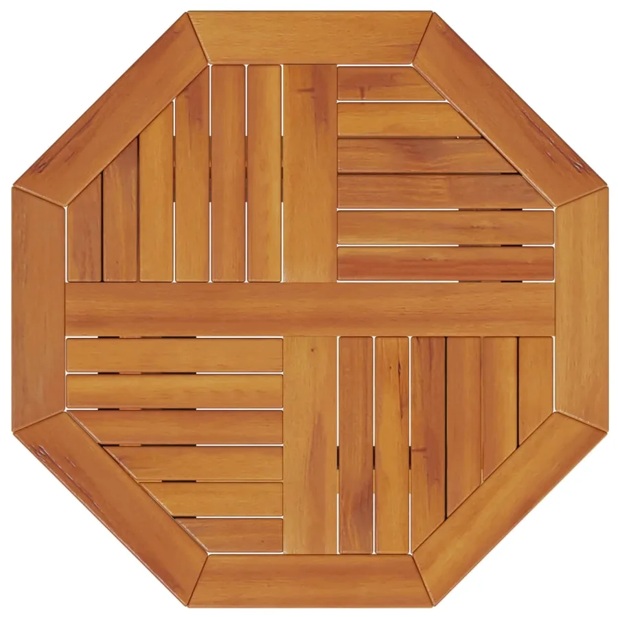 Table pliable de jardin Ø60x75 cm bois d'acacia massif - 7