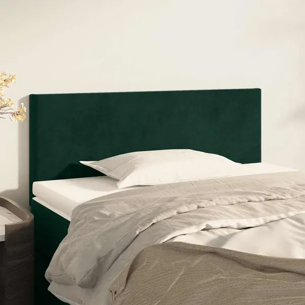 Tête de lit Vert foncé 80x5x78/88 cm Velours
