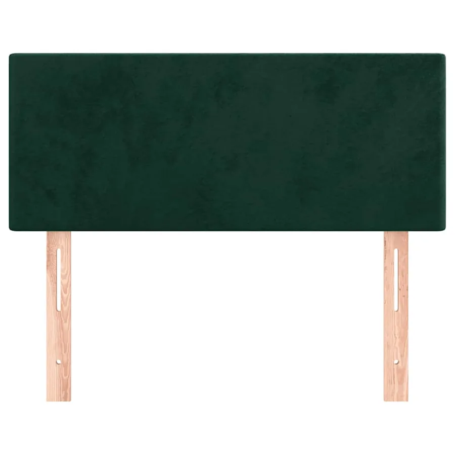 Tête de lit Vert foncé 80x5x78/88 cm Velours - 3