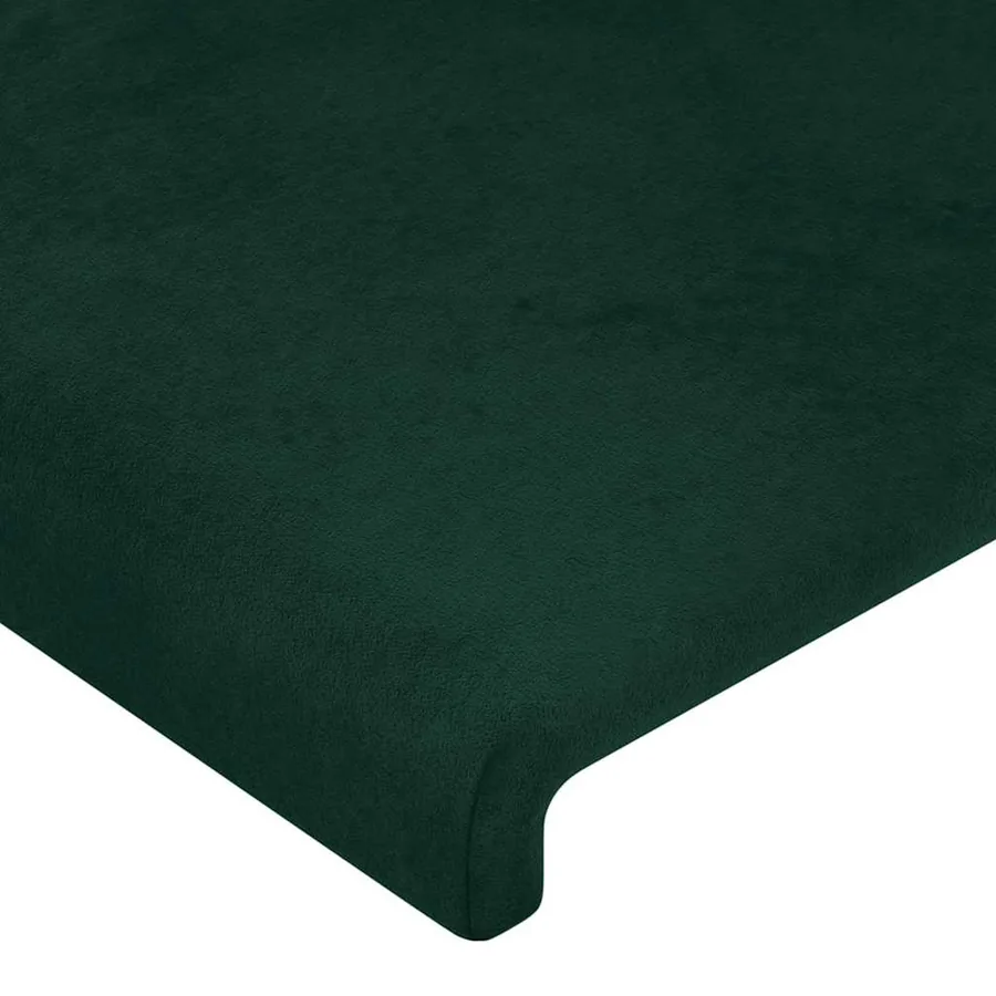 Tête de lit Vert foncé 80x5x78/88 cm Velours - 4