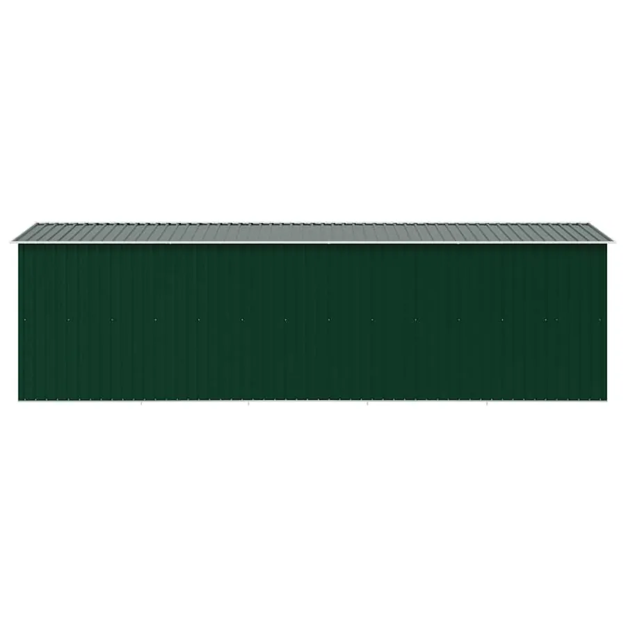 Abri de jardin 257x580x181 cm Métal Vert - 6