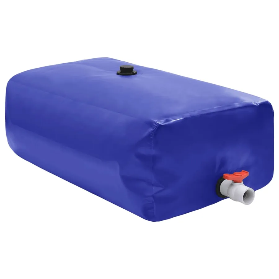 Réservoir d'eau avec robinet pliable 100 L PVC