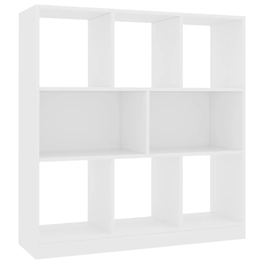 Bibliothèque Blanc 97,5x29,5x100 cm Bois d'ingénierie - 2