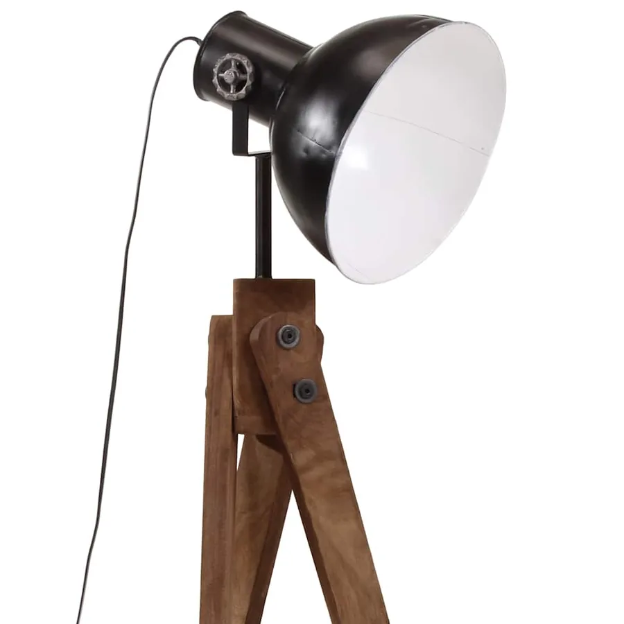 Lampadaire 25 W noir 45x45x120 cm E27 - 7
