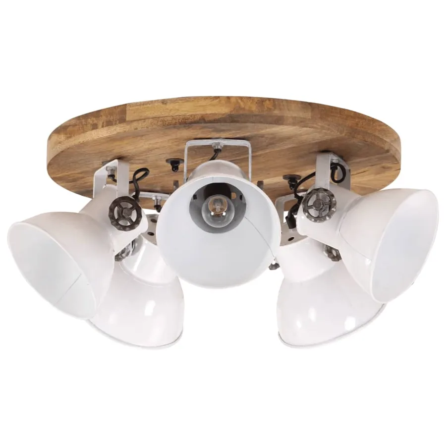 Plafonnier 25 W blanc 50x50x25 cm E27 - 2