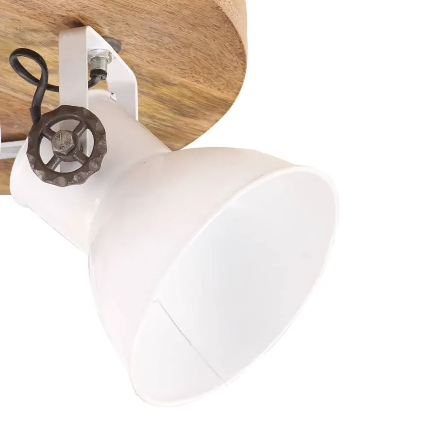 Plafonnier 25 W blanc 50x50x25 cm E27 - 4