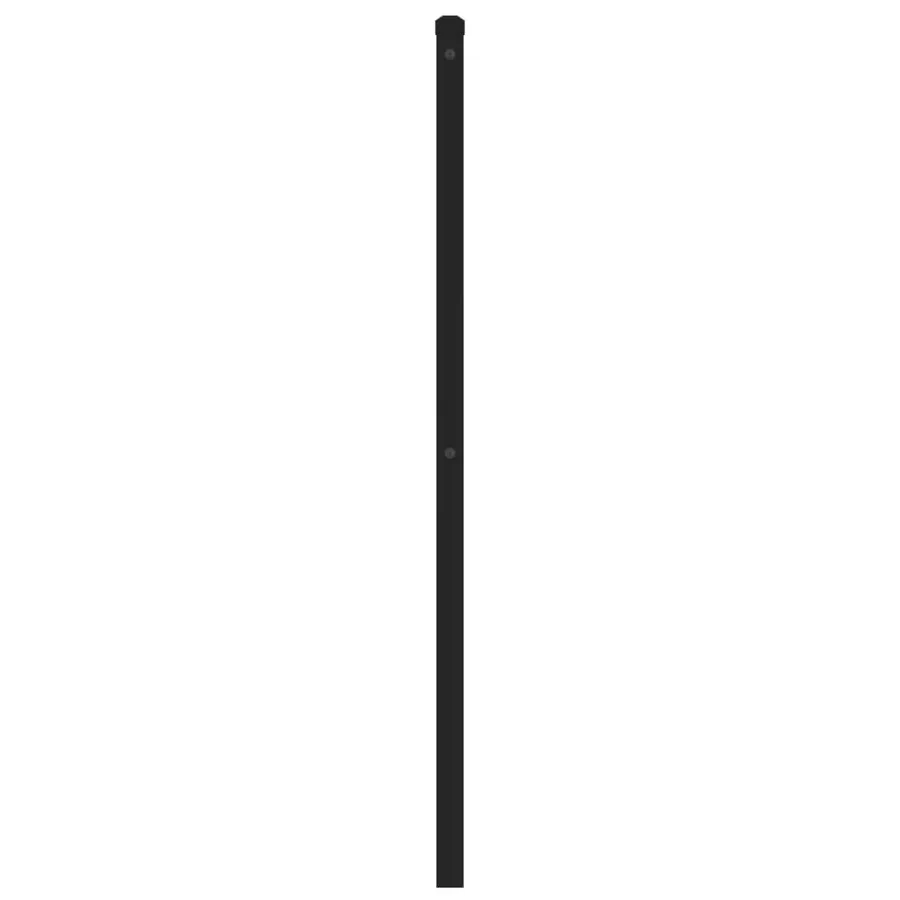 Tête de lit de remplacement métal noir 193 cm - 5